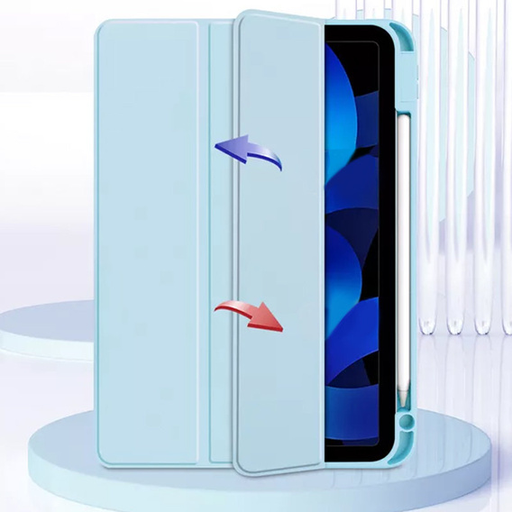Etui do iPad 11" 2025 A16 (11 gen.) / iPad 10.9" 2022 (10 gen.), Smartcase Hybrid, z miejscem na rysik, niebieskie