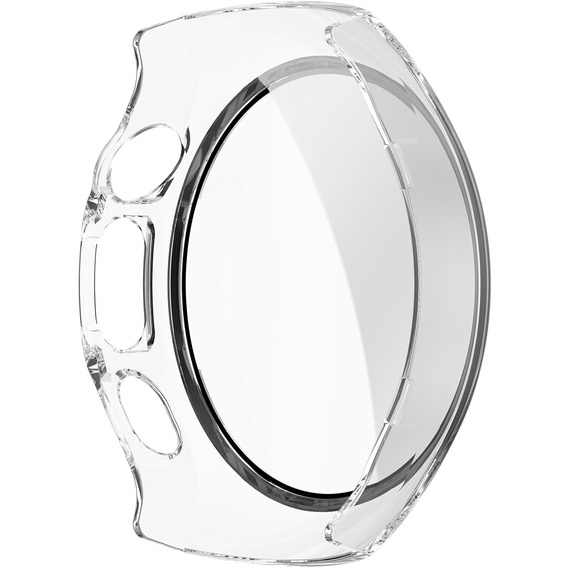2w1 Etui z twardą ramką i szkłem hartowanym do Huawei Watch 5 42mm - przezroczyste