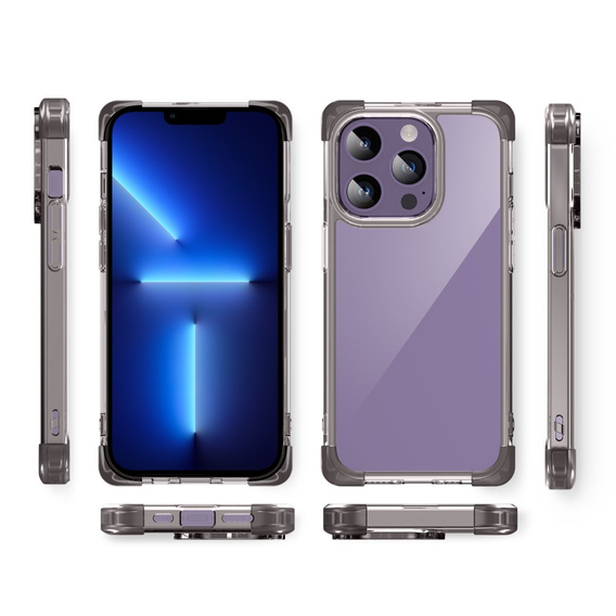 Etui do iPhone 13 Pro, ERBORD CornerShield, czarne