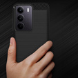 Etui Carbon do Realme C71 – wytrzymałość i sportowy styl, czarne