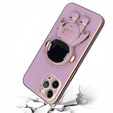 Etui do iPhone 14 Pro Max, Astronaut, fioletowe