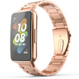 Bransoleta Stalowa do Huawei Band 7, Różowe złoto