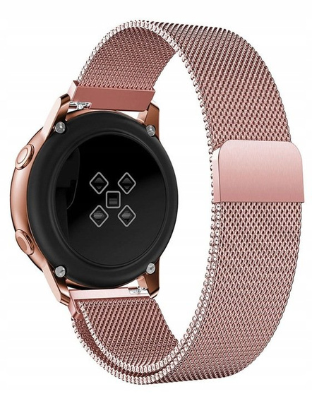 Bransoleta Milanese z teleskopem 22mm, Rose Pink