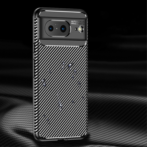 Etui do Google Pixel 8, Carbon Gel, czarne