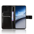 Etui z klapką do OnePlus Nord 4, Crazy Horse Wallet, czarne