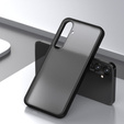 Etui do Samsung Galaxy S24, Fusion Hybrid, z ochroną aparatu, przezroczyste / czarne