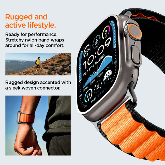 Pasek Spigen WBF1 Band do Apple Watch 8/9/10/11/SE/Ultra 1/2 (44/45/46/49 mm)