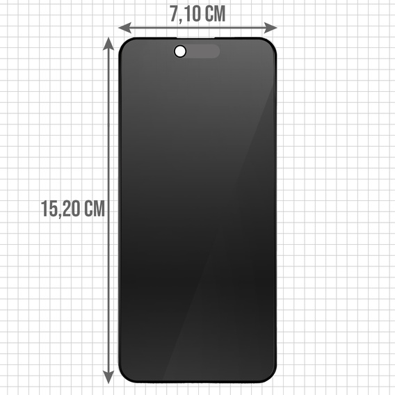 2x Szkło Prywatyzujące do iPhone Air, ERBORD Anti-Spy Hartowane