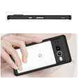 Etui do Google Pixel 7 Pro 5G, Fusion Hybrid, z ochroną aparatu, przezroczyste / czarne