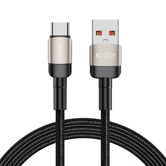 Tech-Protect Kabel UltraBoost Evo Type-C 100W/5A 200cm, Tytanowy
