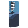 Etui do Samsung S25 Ultra, Carbon Fiber MagSafe, niebieskie / granatowe