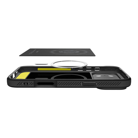 Etui Spigen Rugged Armor MagSafe do iPhone 17 Pro, Matte Black