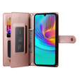 Etui z klapką do Samsung Galaxy A36 5G, Wallet Zipper Pocket, różowe