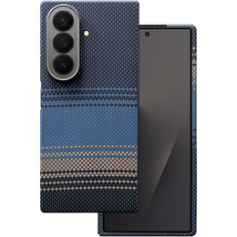 Etui do Samsung Galaxy Z Fold6 5G - magnetyczne Aramid Fiber, niebieskie