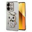 Etui do Xiaomi Redmi Note 13 5G, Rabbit, białe + Szkło Hartowane 9H