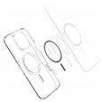 Etui z MagSafe Spigen do iPhone 16 Pro, Ultra Hybrid "T", Przezroczyste + Szkło