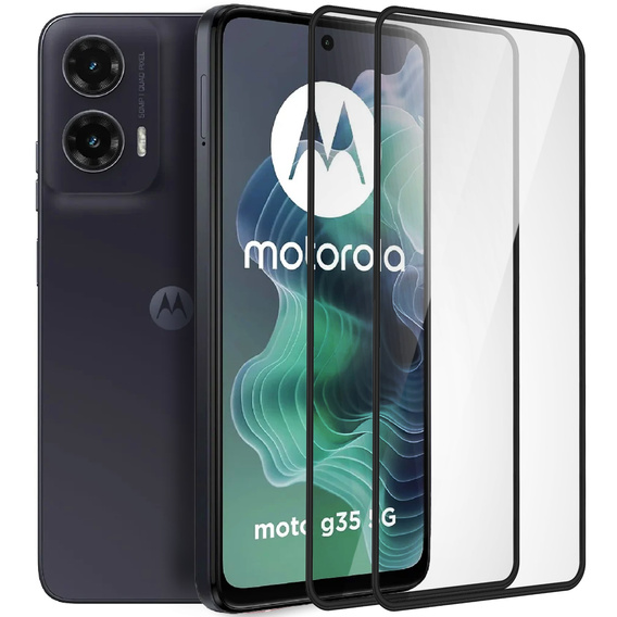 2x Szkło Hartowane ERBORD 3D do Motorola Moto G35 5G – ochrona całego ekranu