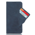 Etui z klapką do Infinix Zero 30 5G, Card Slot, granatowe