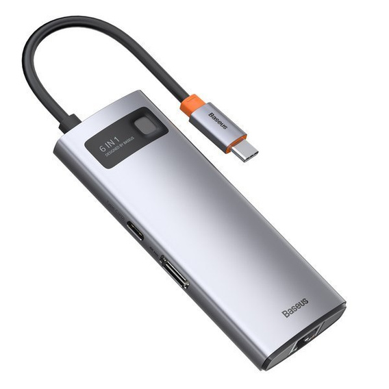 Stacja dokująca USB-C 6-w-1 Metal Gleam Series do urządzeń z USB-C