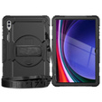 Etui pancerne do Samsung Galaxy Tab S9 Ultra, ochronne 360 z miejscem na rysik, Czarne