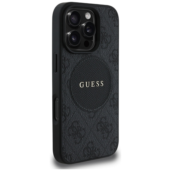 Etui Guess 4G Circle with Classic Logo, do MagSafe do iPhone 16 Pro