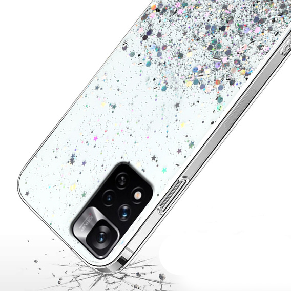 Etui do Xiaomi Redmi Note 11 Pro 4G/5G, Glittery, przezroczyste