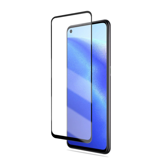 Szkło Hartowane Mocolo Full Glue do Oppo Reno 5 5G, czarna ramka