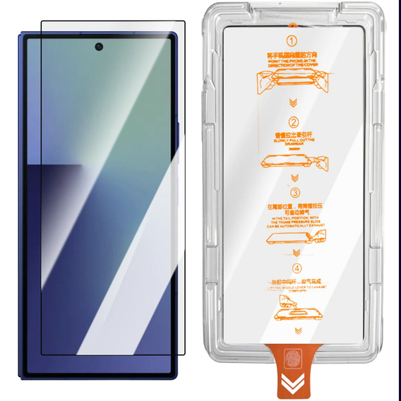 Szkło Hartowane do Samsung Galaxy Z Fold7 5G, z ramką do montażu, szybka na zewnętrzny ekran