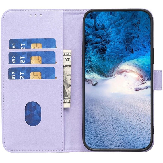 Etui z klapką do Samsung Galaxy A55 5G,BINFEN Wallet, fioletowe