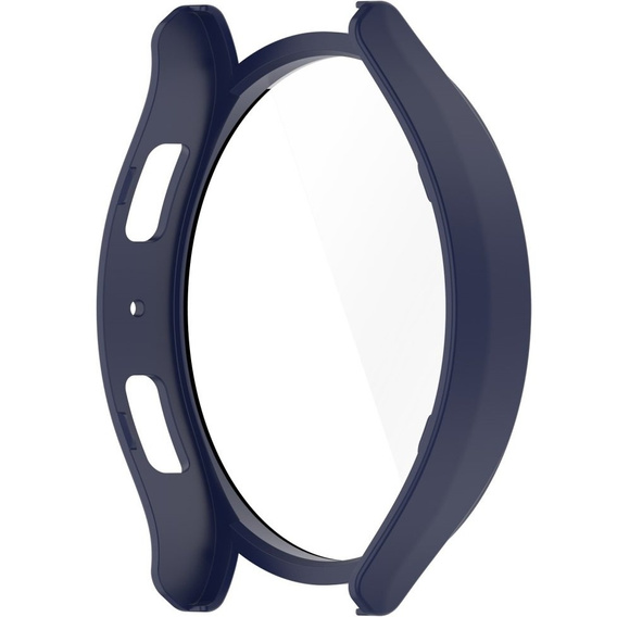 2w1 Etui + Szkło Hartowane  do Samsung Galaxy Watch 6 40mm, Granatowe