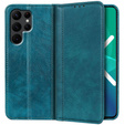Etui do Samsung Galaxy S22 Ultra 5G, Wallet Litchi Leather, zielone