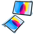 Etui do iPad 11" 2025 A16 (11 gen.) / iPad 10.9" 2022 (10 gen.), Smartcase Hybrid, z miejscem na rysik, niebieskie
