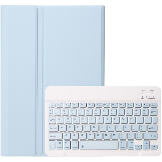Etui z klawiaturą do Samsung Galaxy Tab A8 10.5 X200 / X205, niebieskie