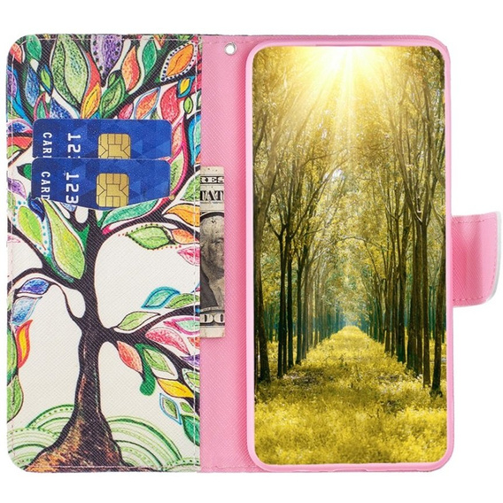 Etui z klapką do Xiaomi 13 Lite, Wallet, Tree of Life