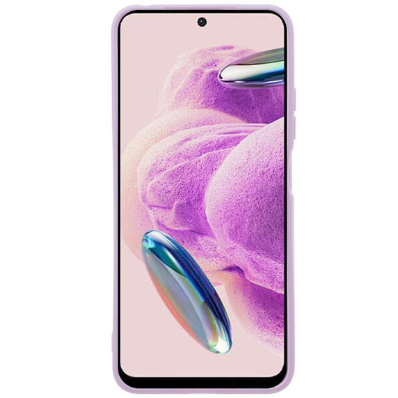 Etui do Xiaomi Redmi Note 12S, Silicone Lite, fioletowe