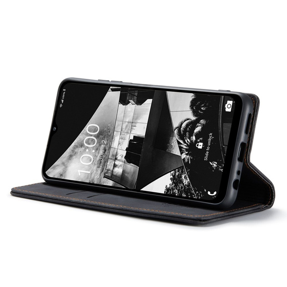Etui CASEME do Samsung Galaxy M33 5G, Leather Wallet Case, czarne