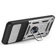 Etui pancerne do Realme 11 Pro 5G / 11 Pro+ 5G, CamShield Slide, srebrne