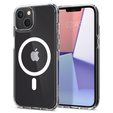 Etui z MagSafe Spigen do iPhone 13 Mini, Ultra Hybrid, białe + Szkło Hartowane 9H