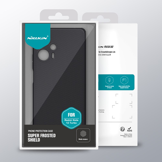 Etui NILLKIN do Xiaomi Poco F5 5G, Super Frosted Shield Case, Czarne