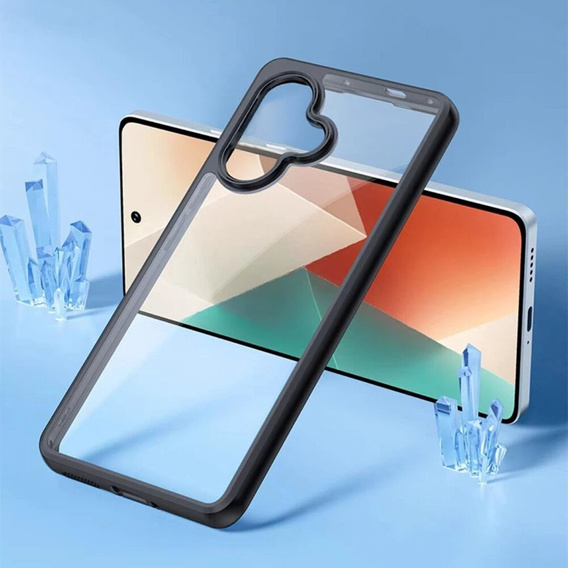 Etui do Xiaomi Poco F6, Fusion Hybrid, czarne