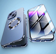 Etui do iPhone 13, Dual Glass, do Magsafe, niebieskie