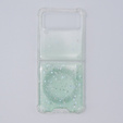 Etui do Samsung Galaxy Z Flip 4 5G, Sparkle, do Magsafe, zielone