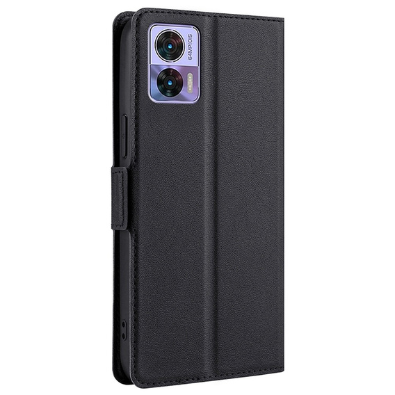 Etui z klapką do Motorola Edge 30 Neo 5G, Wallet Thin Magnet, czarne