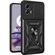 Etui pancerne do Motorola Moto G13 / G23, CamShield Slide, czarne