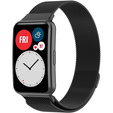 Pasek Bransoleta Milanese do Huawei Watch Fit, Czarny