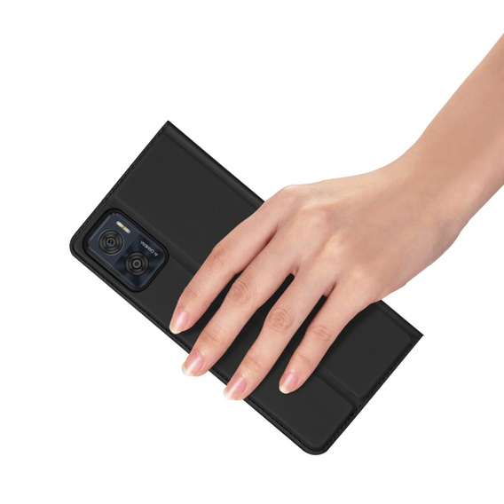 Etui Dux Ducis do Motorola Moto E22 / E22i, Skinpro, czarne