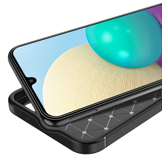 Etui silikonowe do Samsung Galaxy A17 5G, z ochroną aparatu, czarne