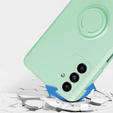Etui Smooth Ring do Samsung Galaxy A04S / A13 5G, Light Green