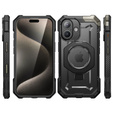 Etui Supcase do iPhone 16, Unicorn Beetle Grip Mag, Czarne