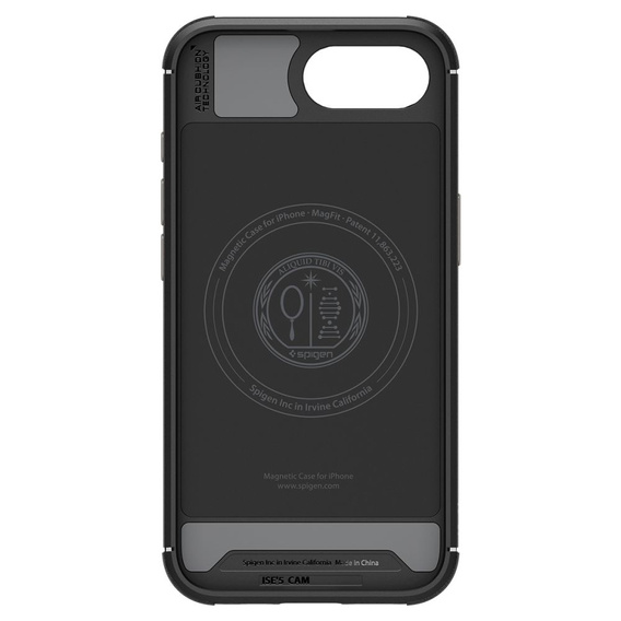 Etui Spigen do iPhone 16E, Core Armor MagSafe, czarne + Szkło Hartowane 9H